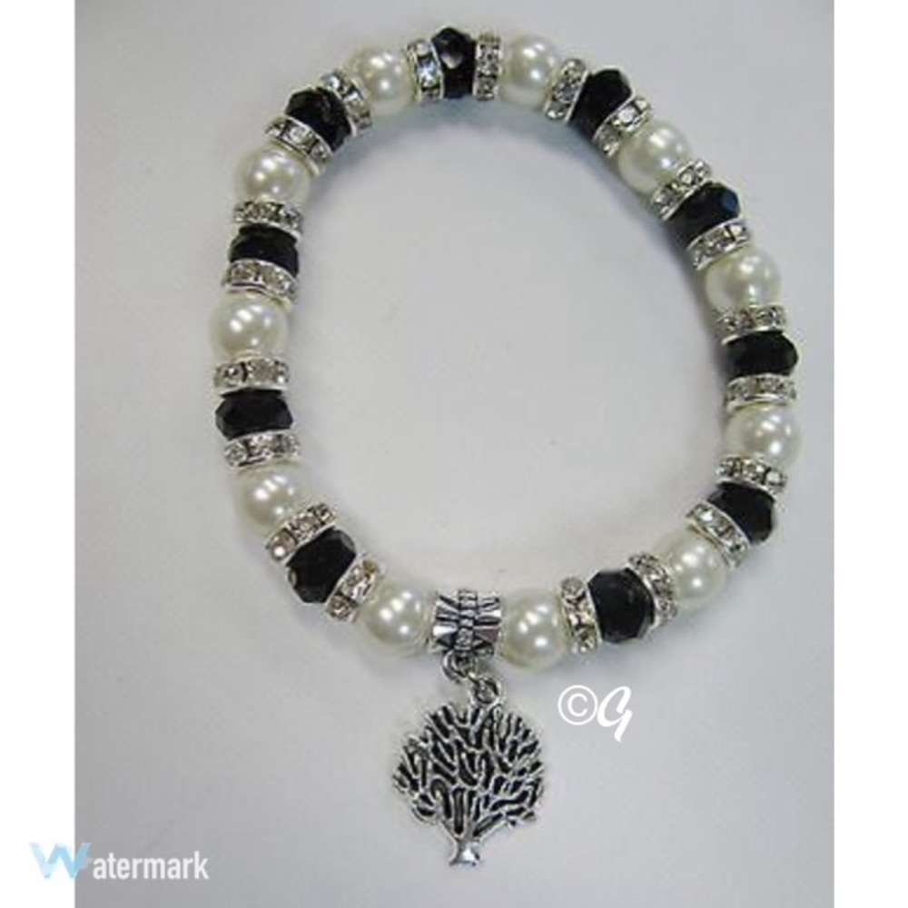 ⭐️Handmade NEW Stretch Tree of Life Bracelet.