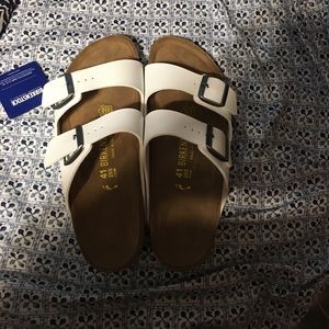 Birkenstock arizona white