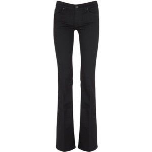Black flare 7 jeans