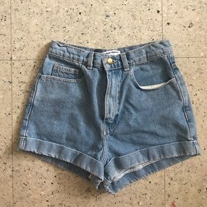 American Apparel high waisted shorts