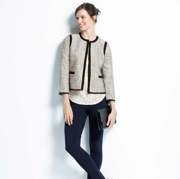 Ann Taylor Jackets & Blazers - Ann Taylor tweed blazer suit jacket sz 6