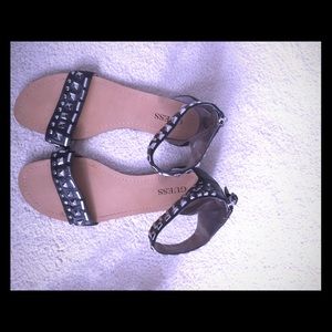 Very gently used black gladiator sandals
