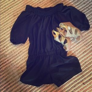 Off the shoulder romper