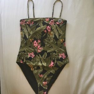 Tropical One-Piece Swimsuit