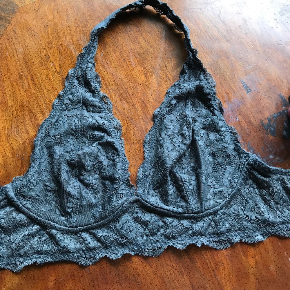 Gray bralette