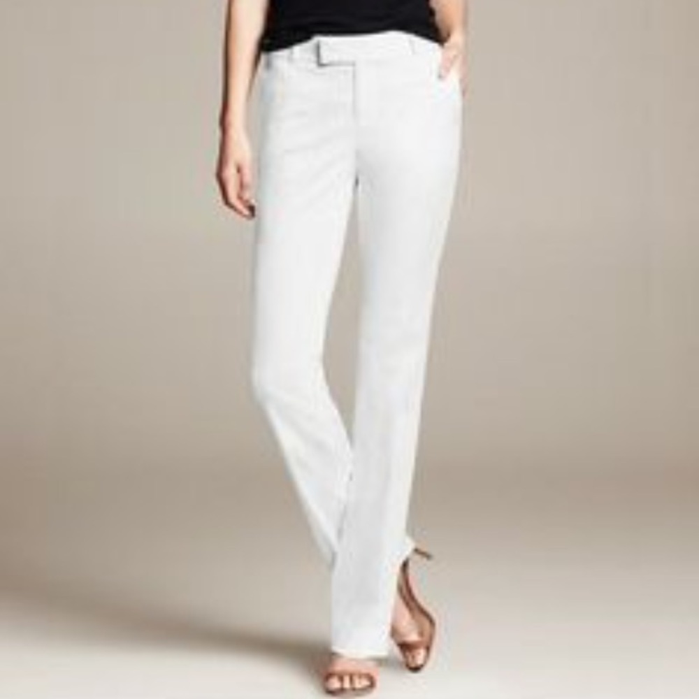 SALE Banana Republic Martin Fit White Pants