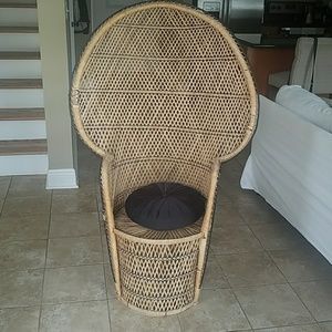 Vintage Peacock Chair