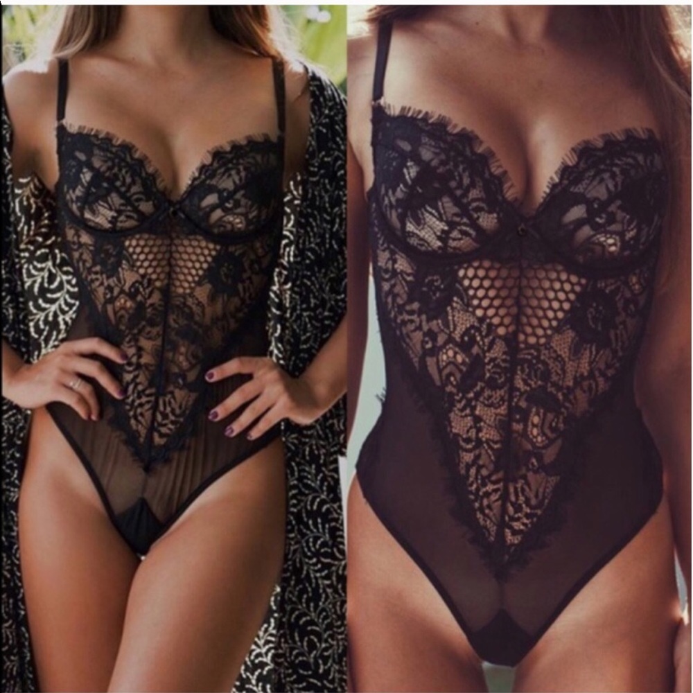 Black Lace Bodysuit