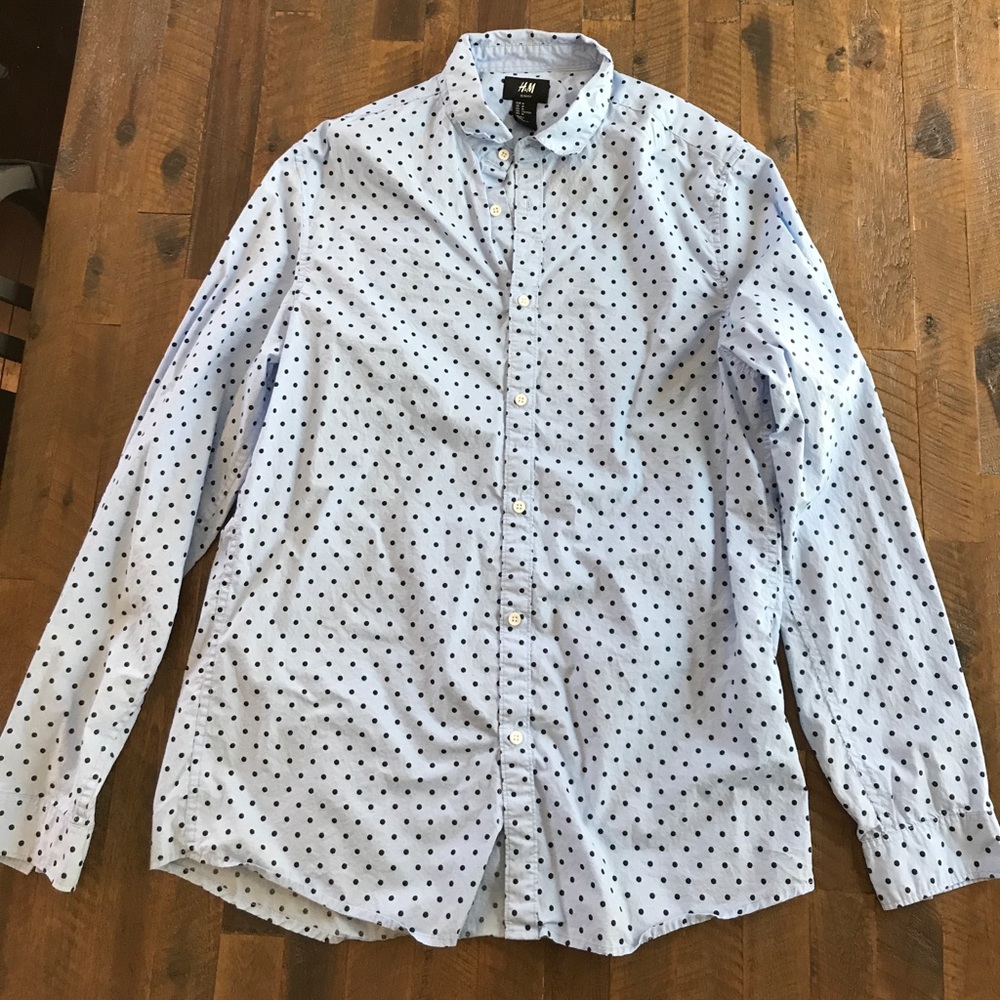 Men's slim fit H&M button up.