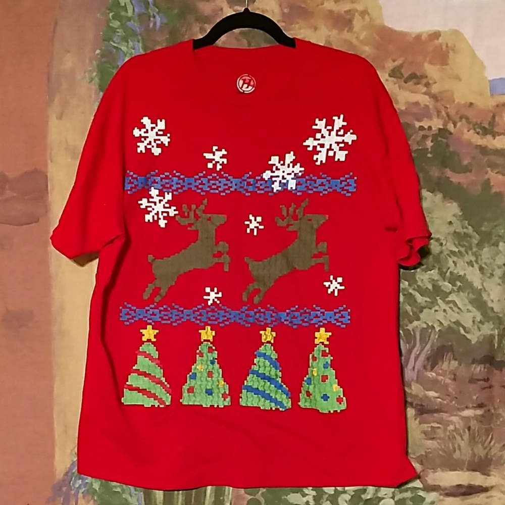 ☃️🎄MENS UGLY CHRISTMAS T-SHIRT 🎄☃️