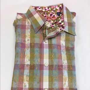 Robert Graham Embroidered Button Down Shirt