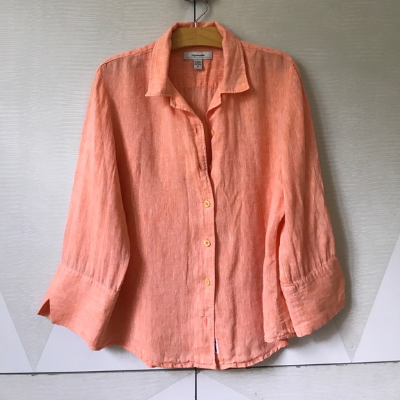 Faconnable Tops - Faconnable linen blouse S