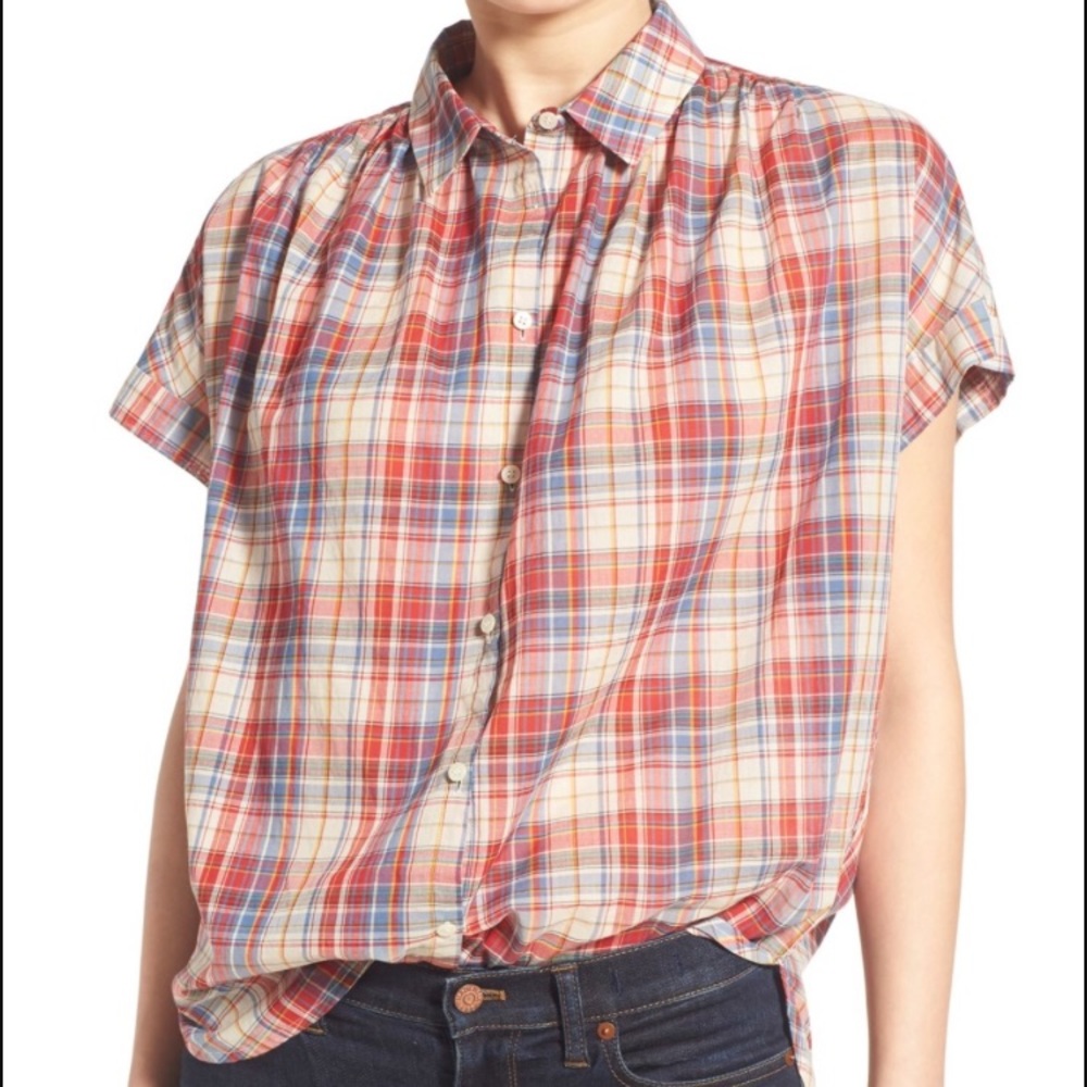 Madewell Central Shirt in Bergen Plaid