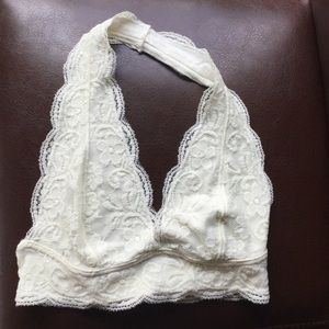 URBAN OUTFITTERS ~ white lace bralette!