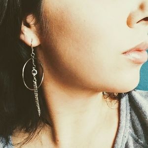 Silver Hoop Earrings