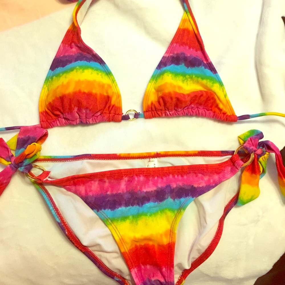 Tie dye bikini set