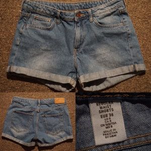 Blue Denim Shorts