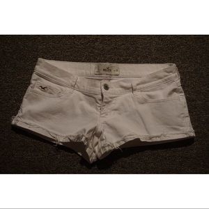 White Denim Shorts