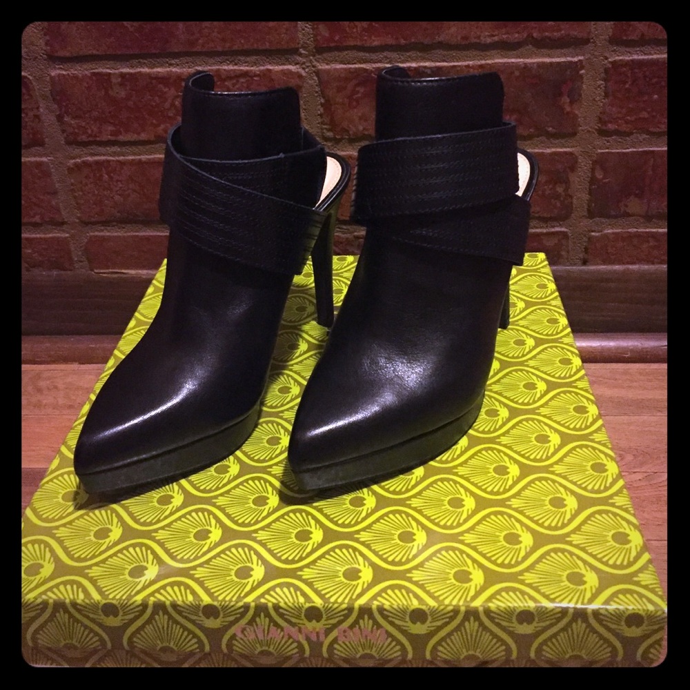 Sling back booties