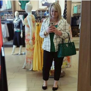 Checkered blazer
