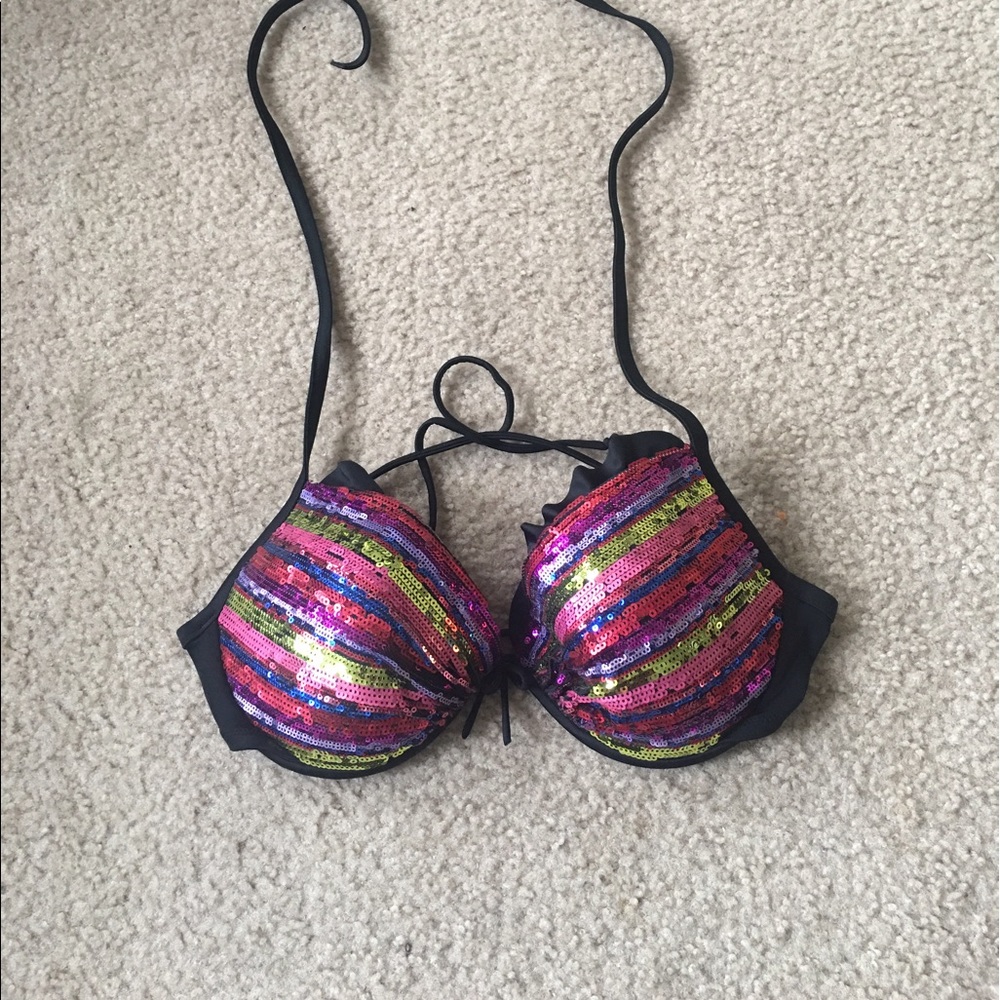 Sequined fabulous swim top
