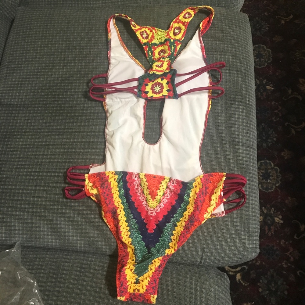 NWOT Colorful Monokini - Picture 6 of 6