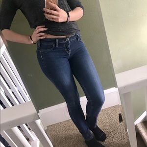 Silver jean jeggings