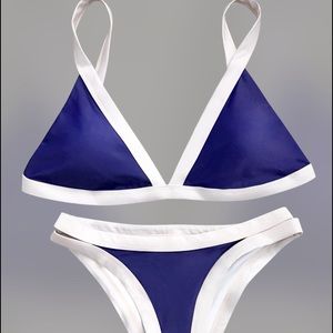 Two tone padded swimsuit