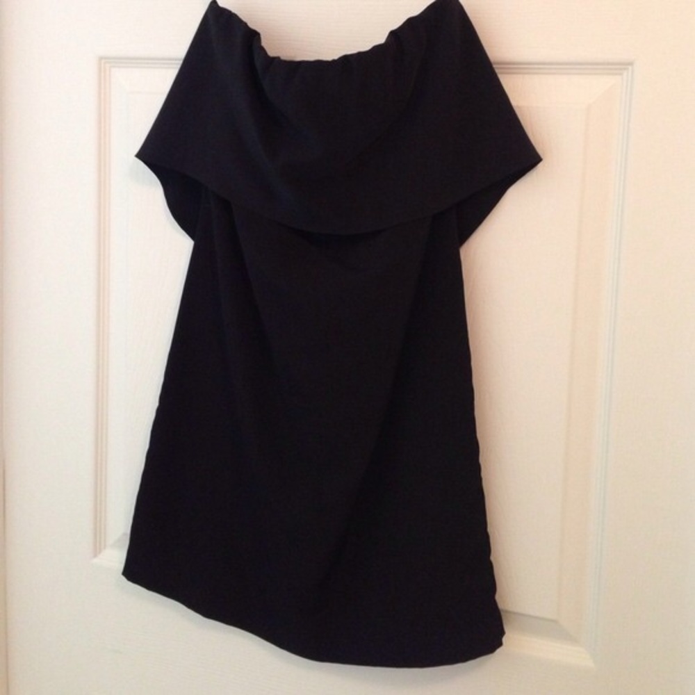 Zara Black Strapless Dress