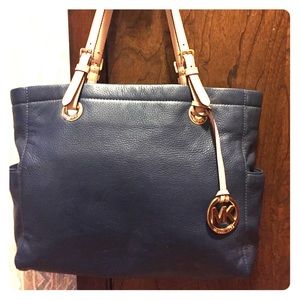 Texas Rangers blue Michael Kors bag