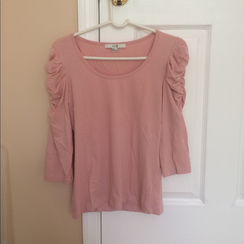 Light pink top