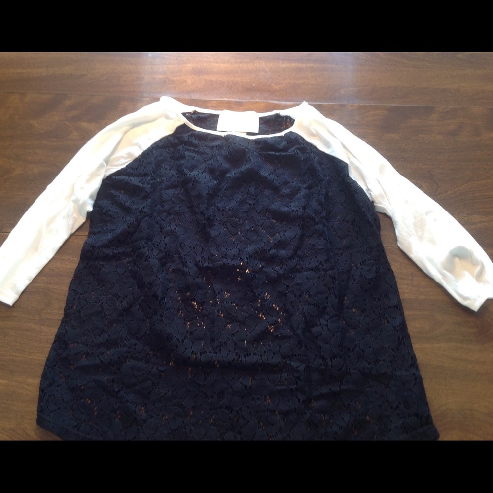 NWOT Staci Woo black lace Size L fits xxs to xs