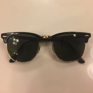 Ray-Ban club master black green sunglasses