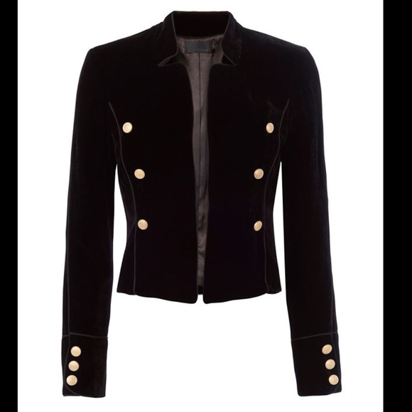 Intermix Gardot Velvet Blazer - Picture 1 of 4