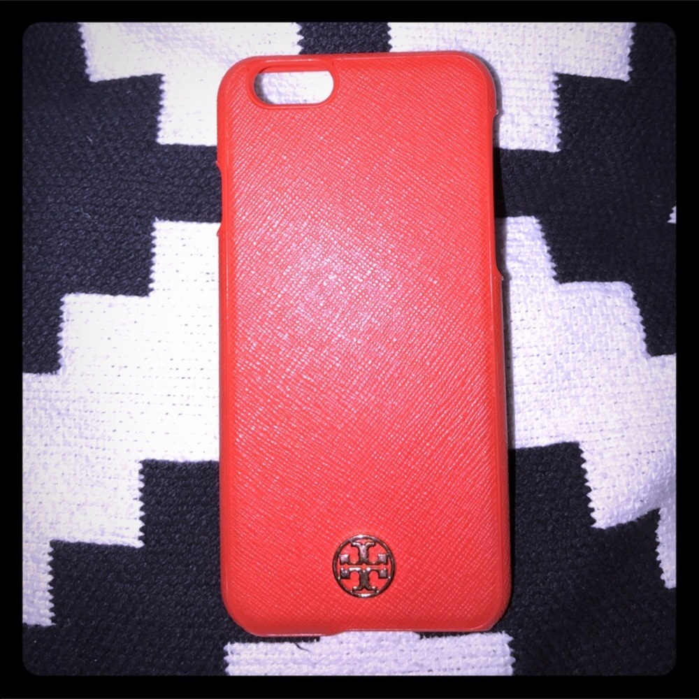 Tory Burch Leather iPhone 6/6s Case