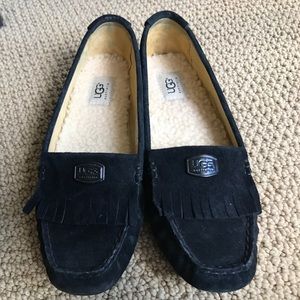 *SALE* Ugg Black Suede Moccasins, Size 9