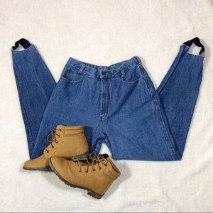 Mom Jeans with Stirrups