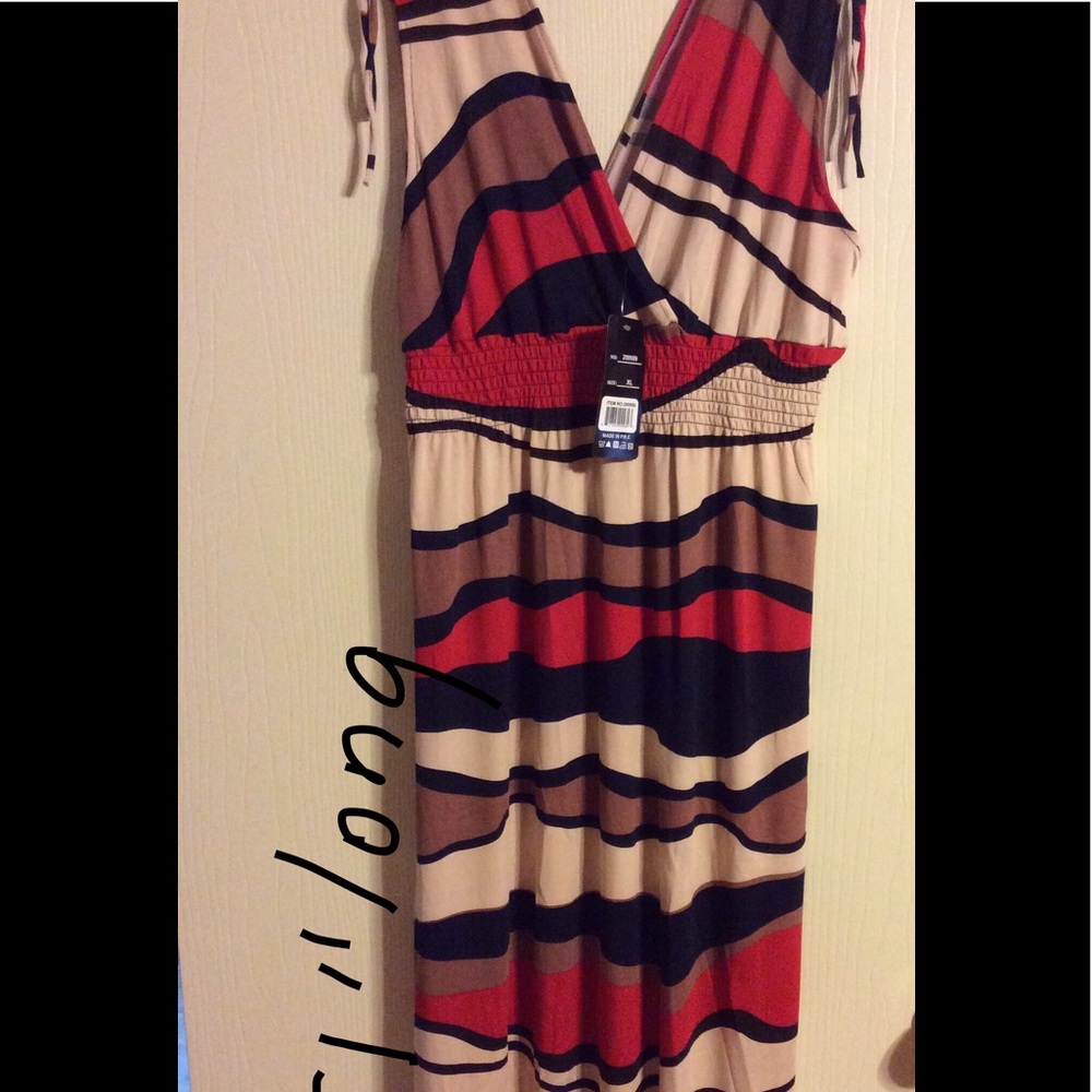 New multicolor maxi dress. XL