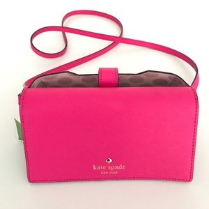 KATE SPADE crossbody wallet/phone case