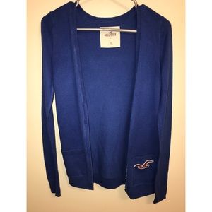 XS Royal Blue Hollister Cardigan