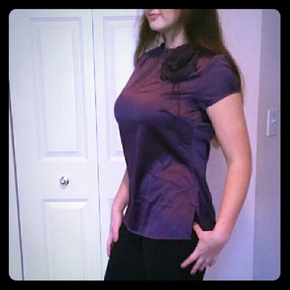 Purple Flower Tee