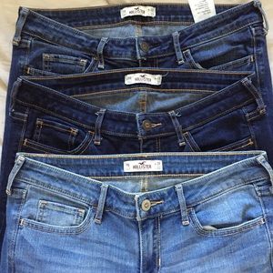 3 Pairs of Hollister Jeans!