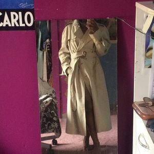 BURBERRY London Long Khaki TRENCH COAT Check 8