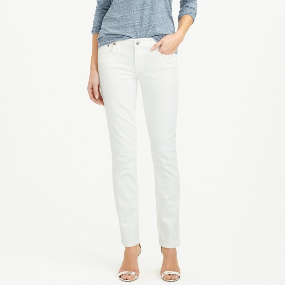 J. Crew White Matchstick Jean size 27R