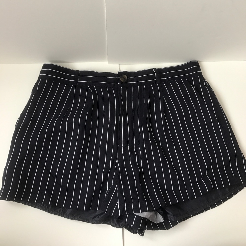 Pin striped shorts