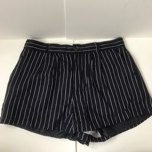 Pin striped shorts