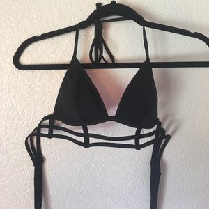 NWOT Pink Victoria Secret swimsuit top, size small