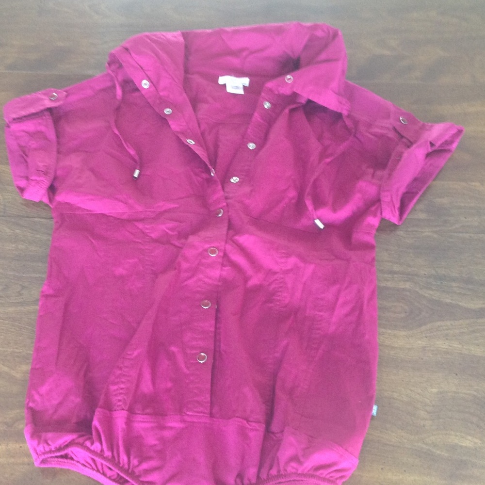 NWOT DEPT body suit blouse size large