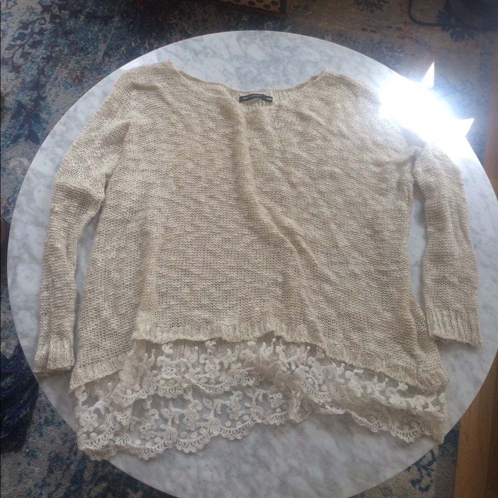 LF sweater ivory  size s/m