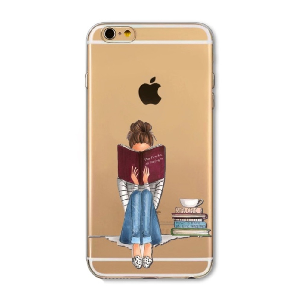 📚READING GIRL IPHONE CASE📚